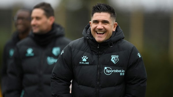 Xisco Muñoz entrenador Watford en entrenamiento
