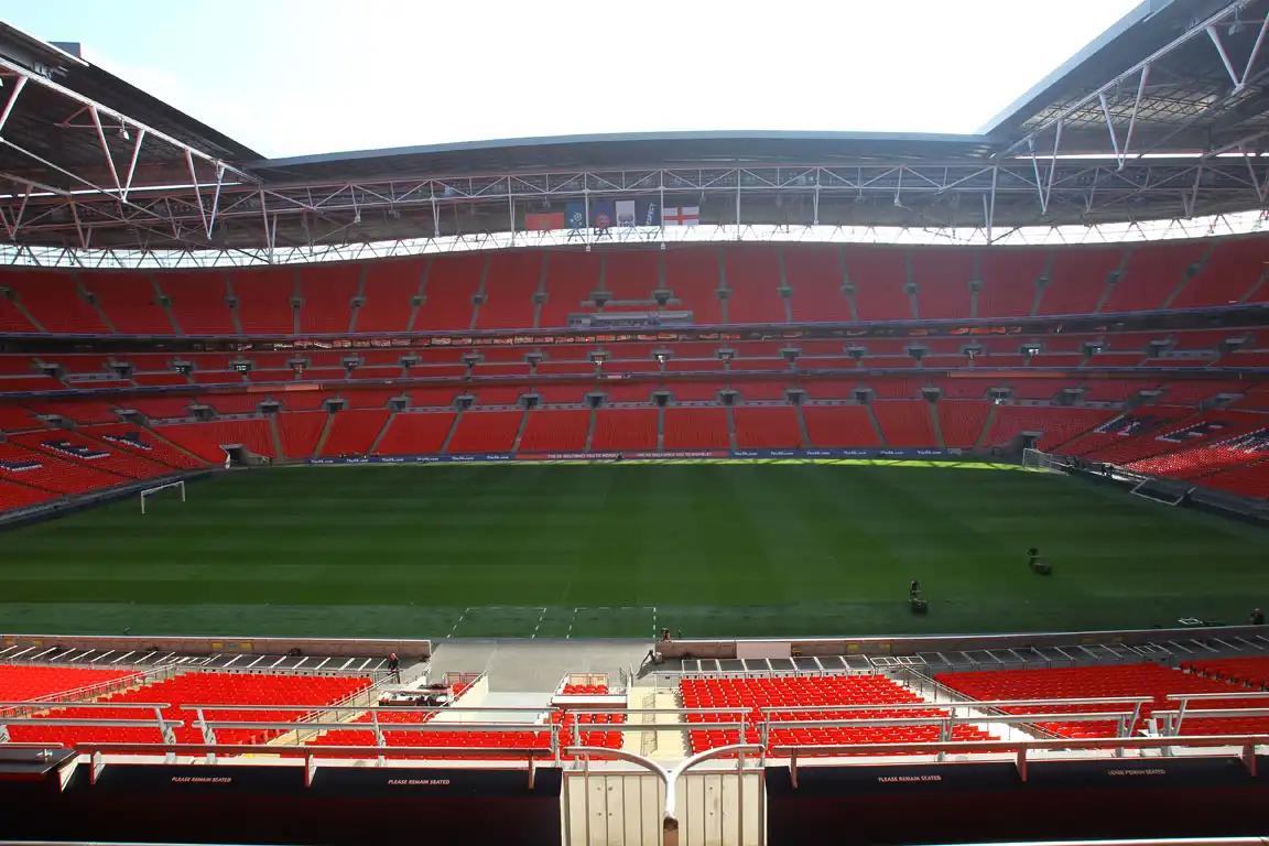 View from the North Stand middle tier 252