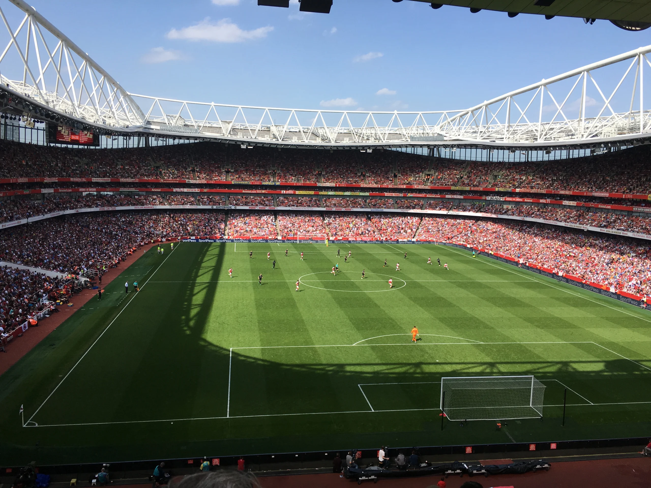 Upper tier Clockend view