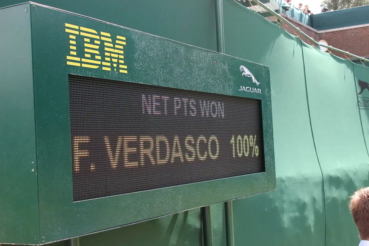 Foto del display de IBM