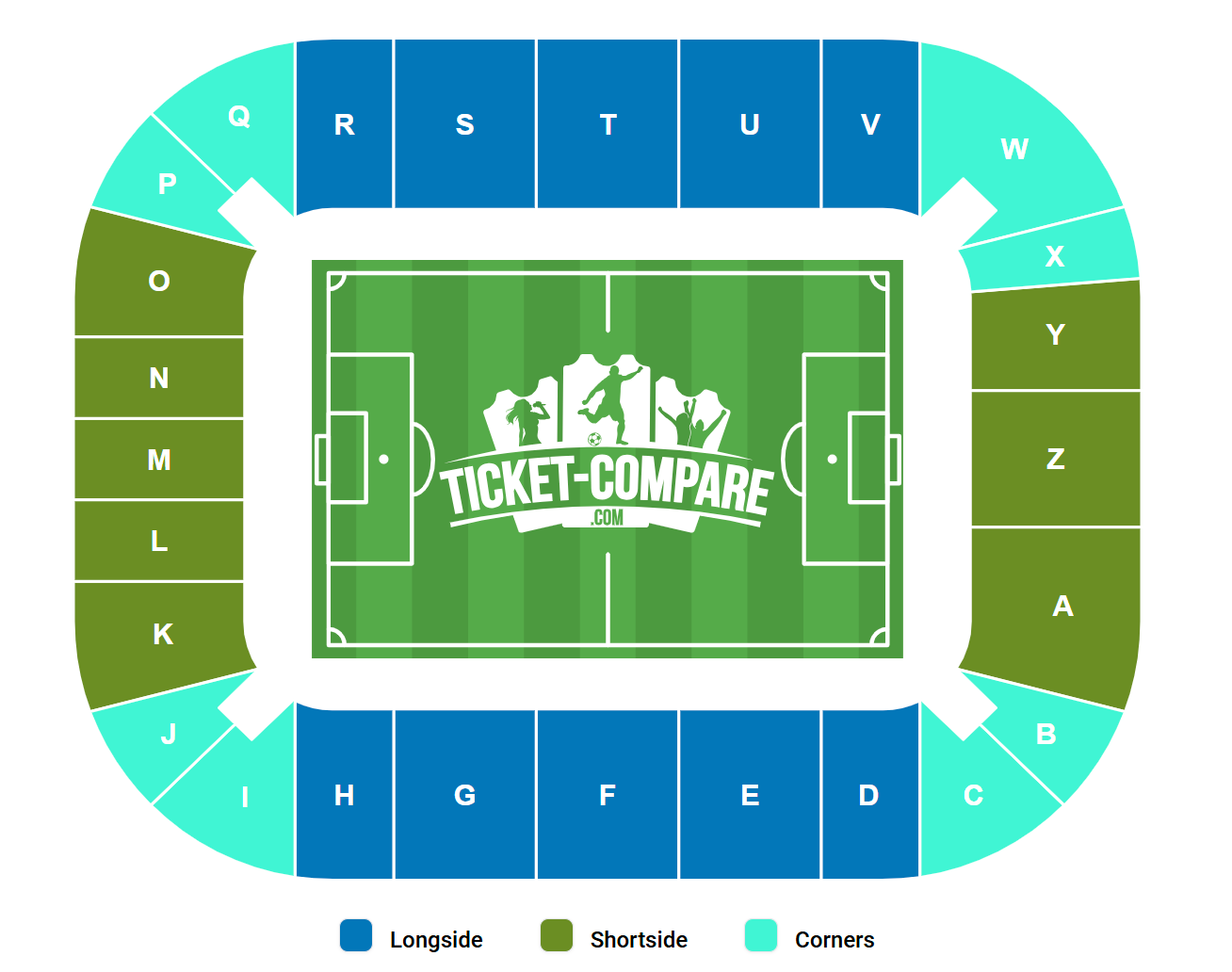 Plano de asientos de WWK ARENA