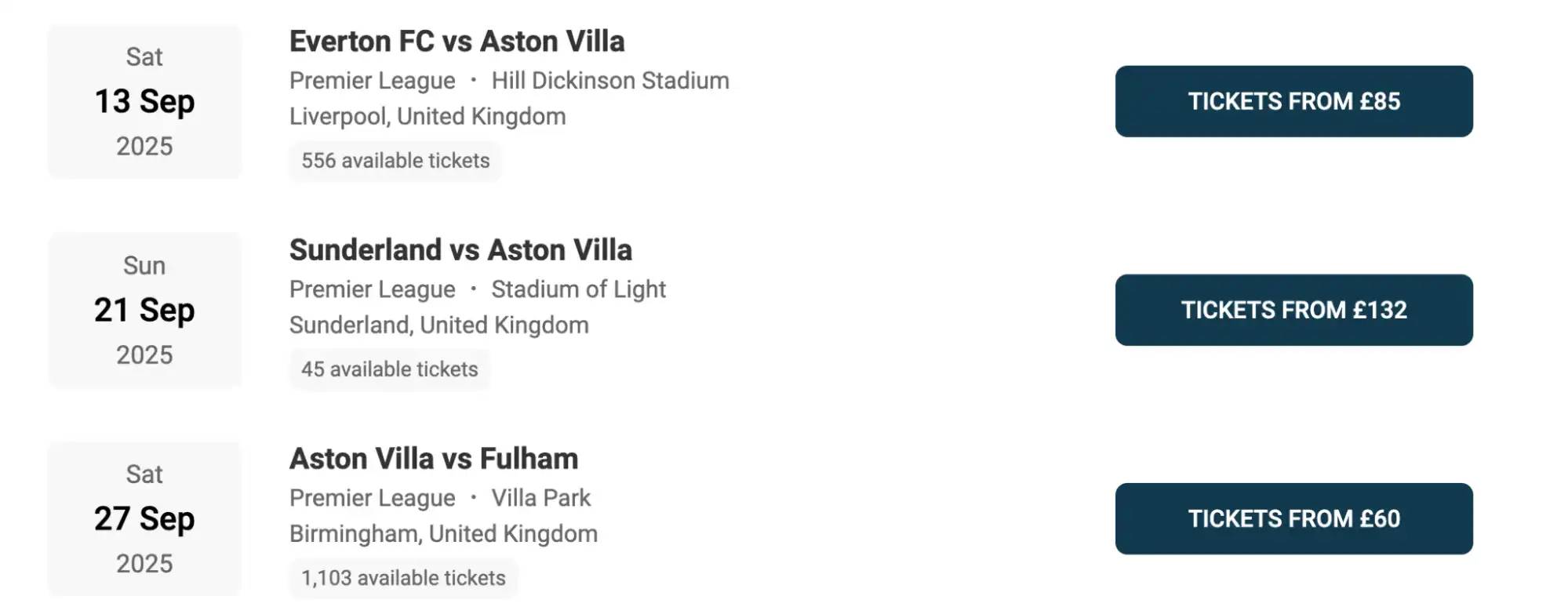 fixtures Everton