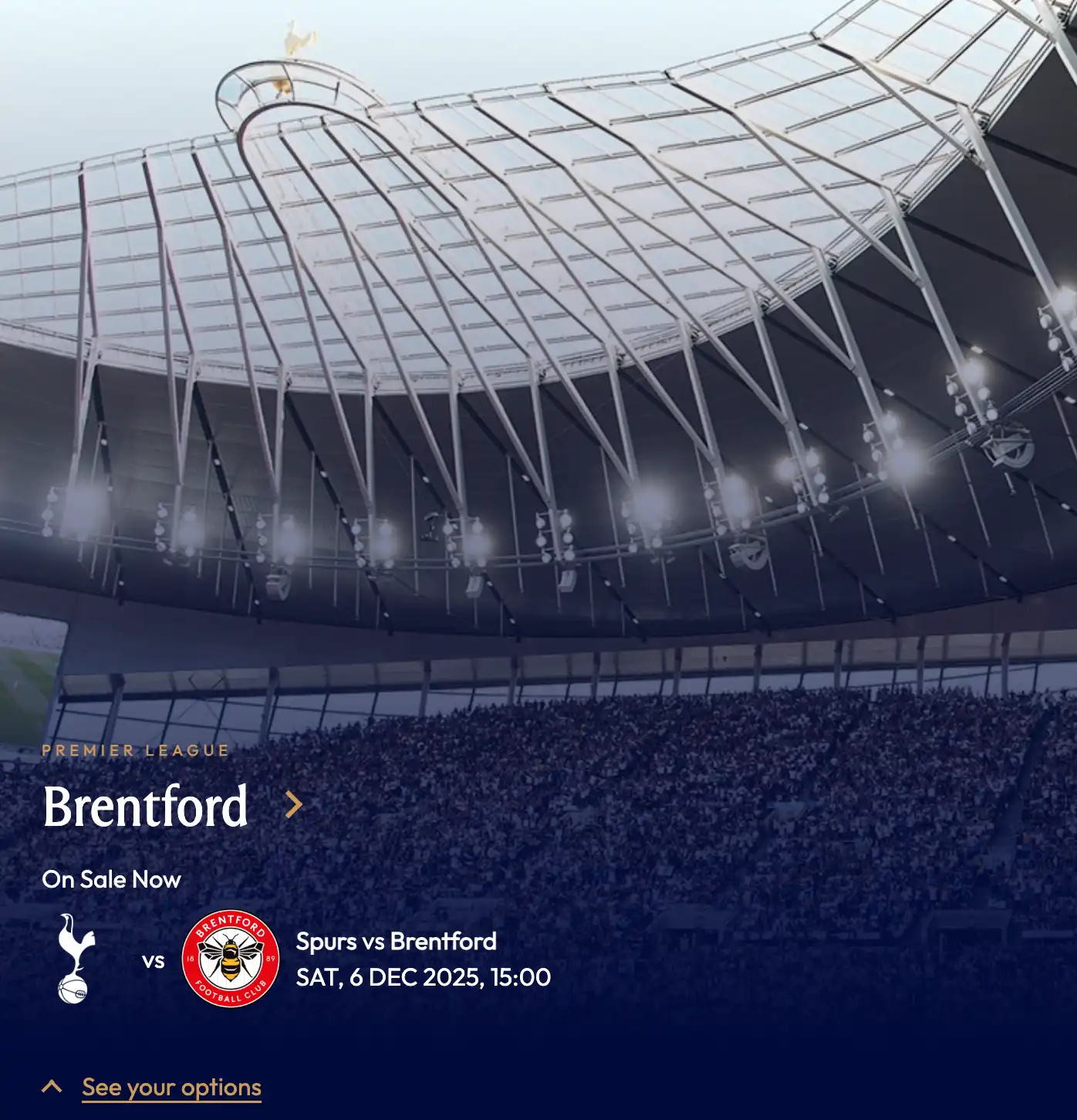 captura página Premium Experiences