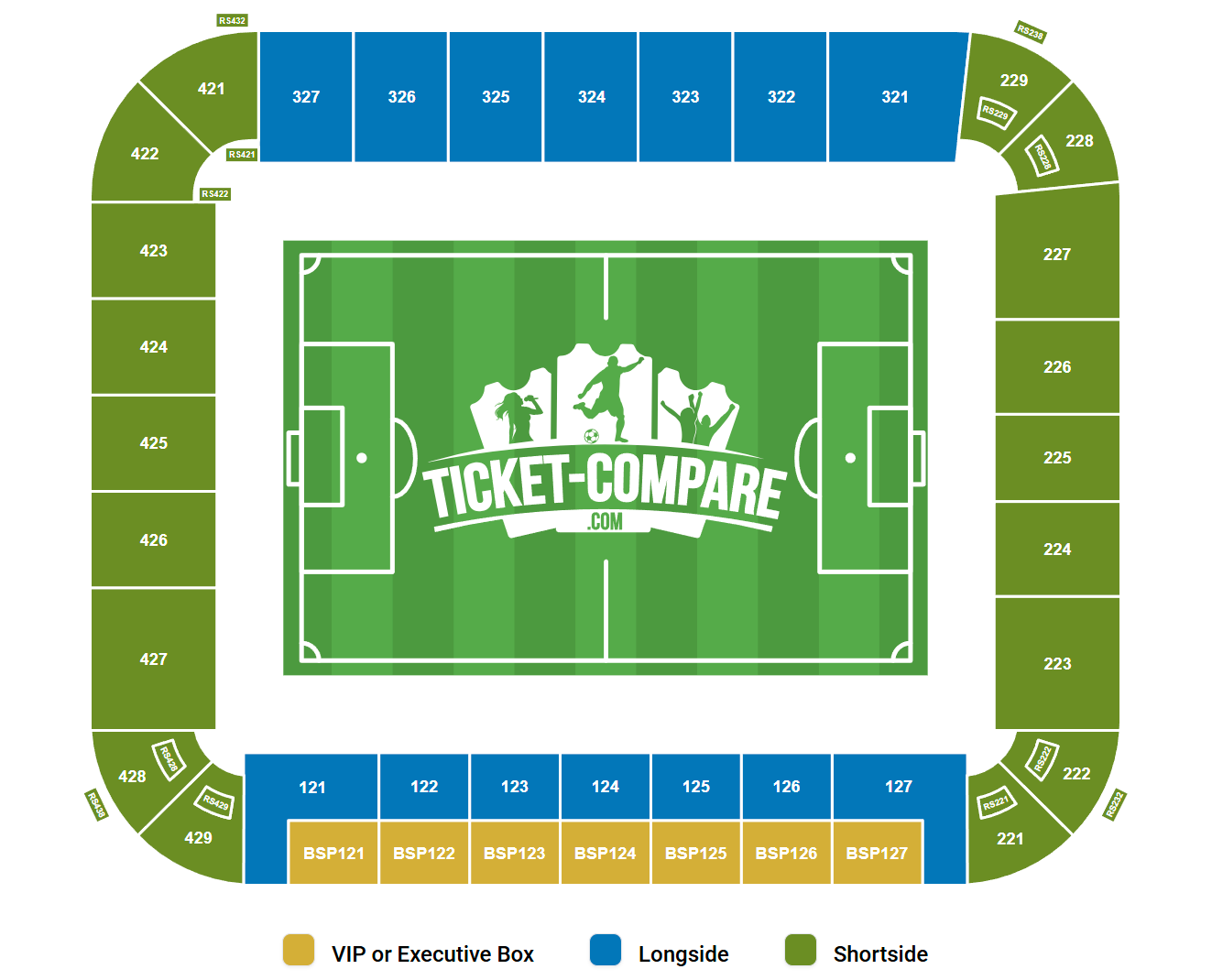 Plano de asientos de Planet Group Arena