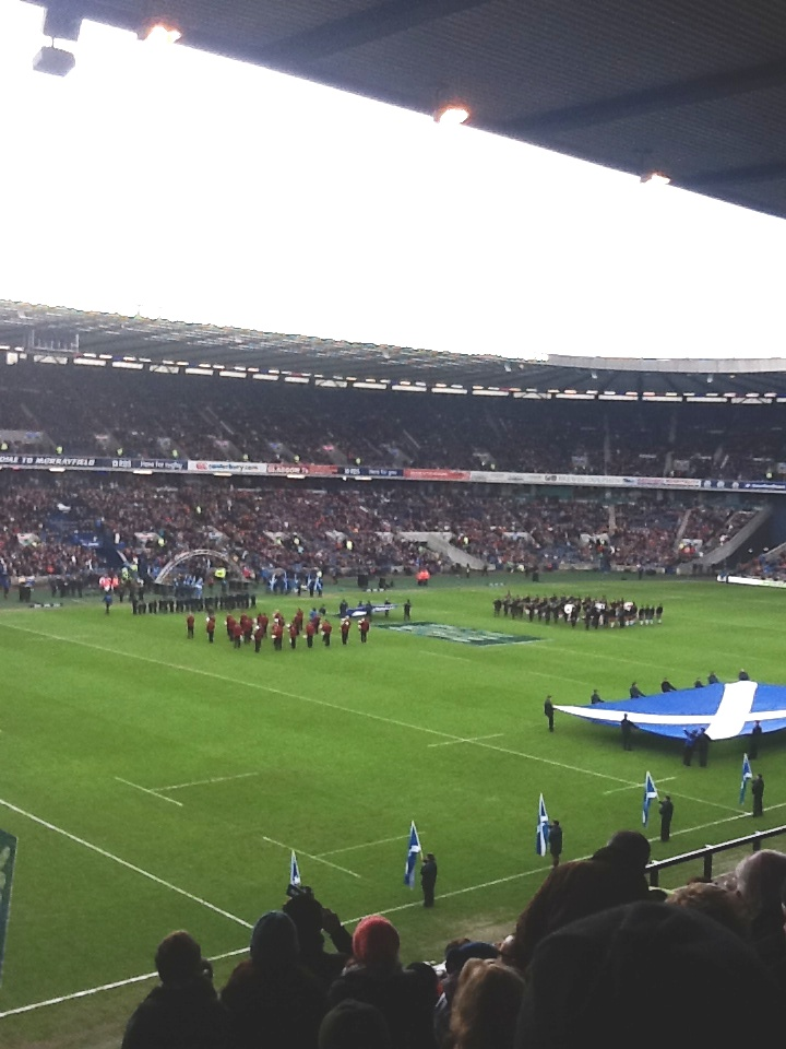 Mejor lugar para sentarse en el estadio Murrayfield