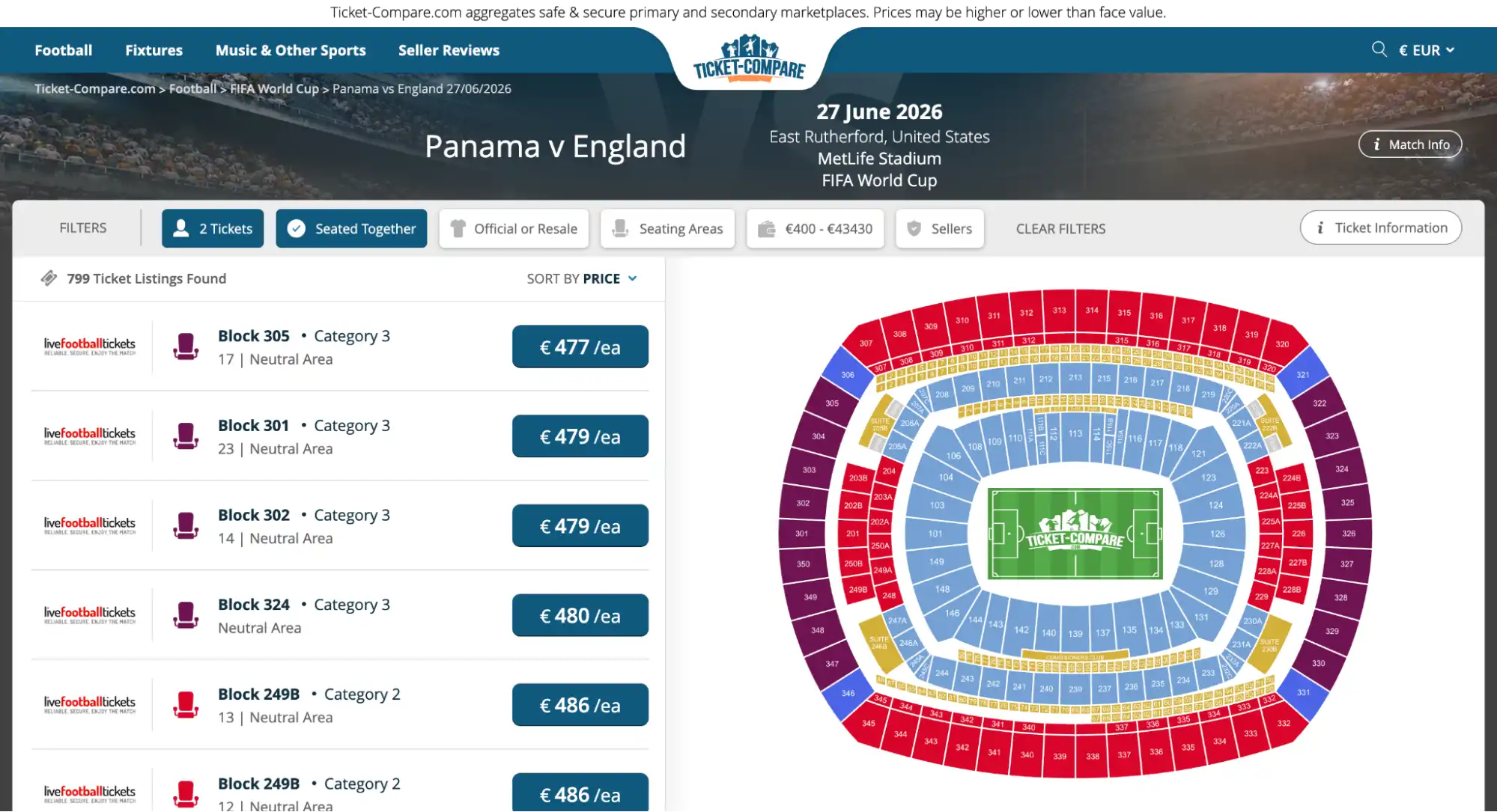 Captura entradas Panamá vs Inglaterra mundial 2026