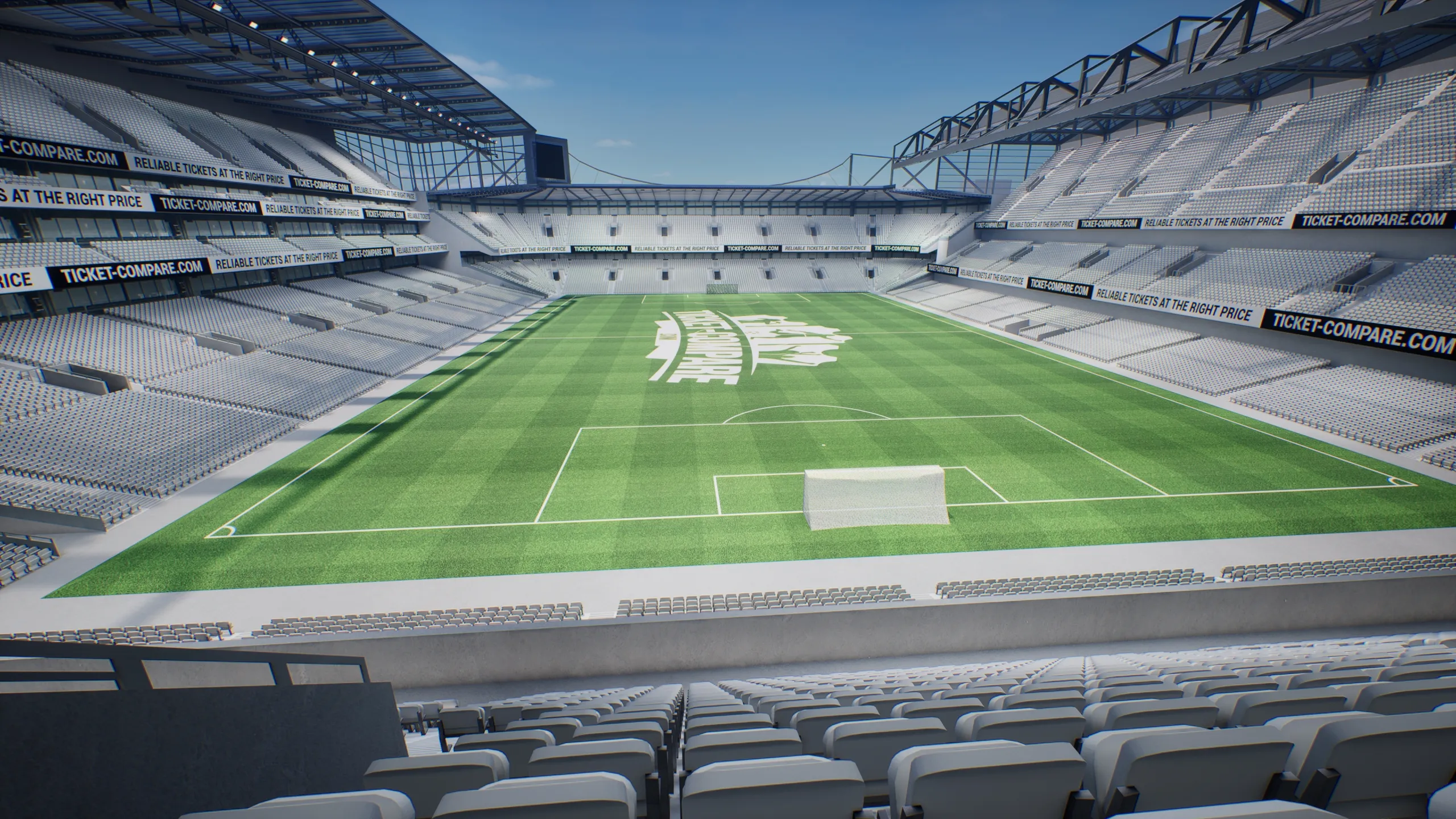 Vista Stamford Bridge desde bloque SU5 (Render)